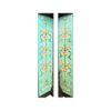 Antique Art Nouveau Floral Blue Tiles