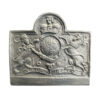 Large Royal Lion and Unicorn Cast Iron Fireback